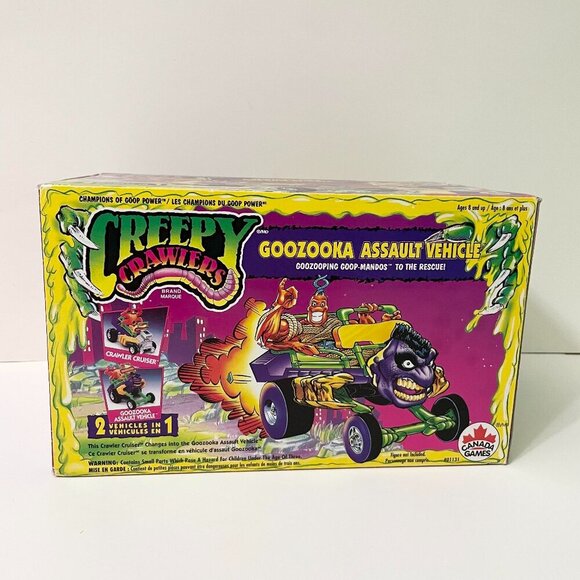 Vtg 1994 Creepy Crawlers Goozooka Assault Vehicle 2 Vehicles in 1 TOYMAX - Picture 1 of 11